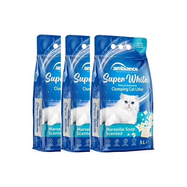 Resim Ambiance Kedi Kumu Marsilya Sabunu 5 Lt x 3 Adet