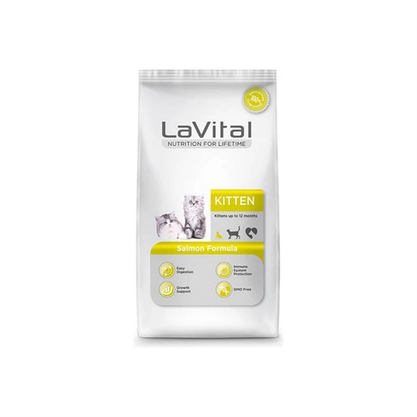 Resim Lavital Somonlu Yavru Kedi Maması 12 KG