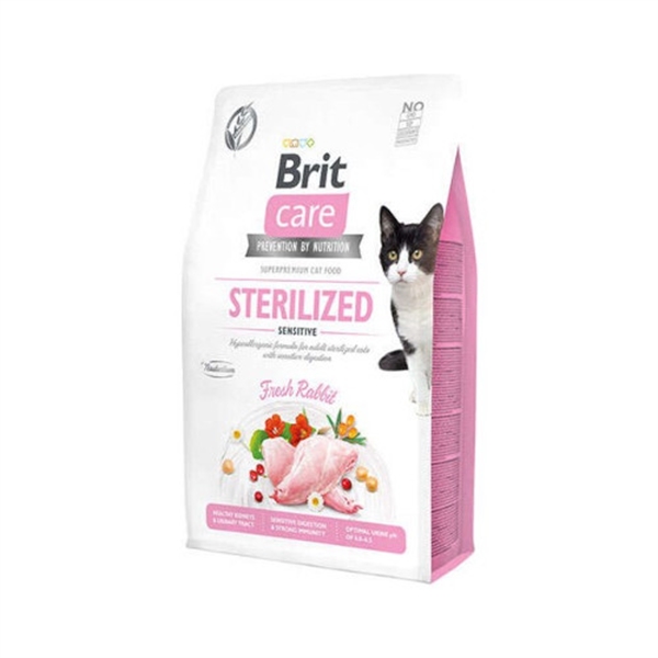 Resim Brit Care Sterilized Sensitive Tahılsız Kedi Maması 7 kg